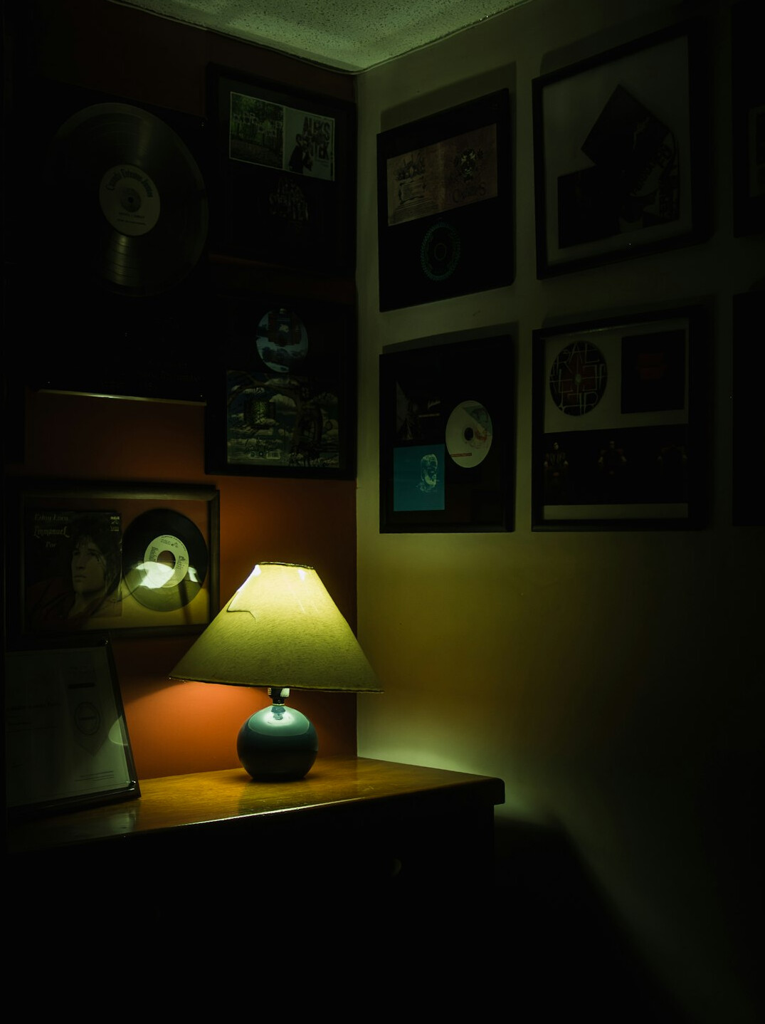 mystery book on nightstand
